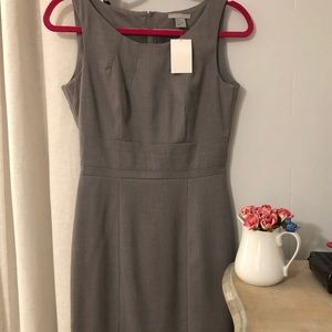 H&M fitted workwear sheath- Gray sz 6 NWT